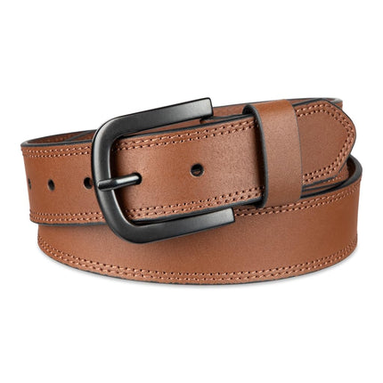 Cinturón de cuero casual Dickies para hombre, tostado, 30W