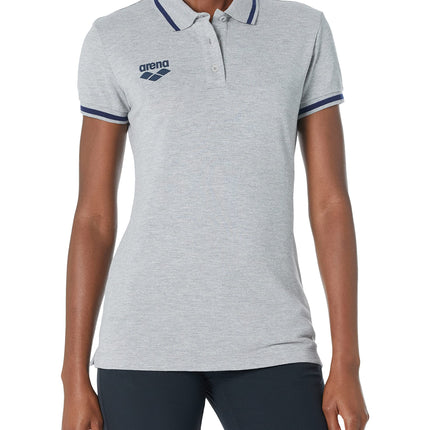 Arena Women's Team Line Short Sleeve Polo Shirt, M