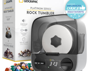 Professional Rock Tumbling Kit - Patent-Pending Ro
