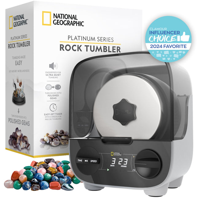 Professional Rock Tumbling Kit - Patent-Pending Ro