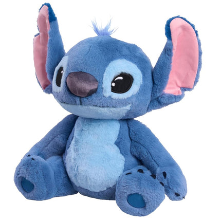 Disney Stitch Live-Action Large 13 Inch Soft Toy for Children from 2 Years - Blue Just Play