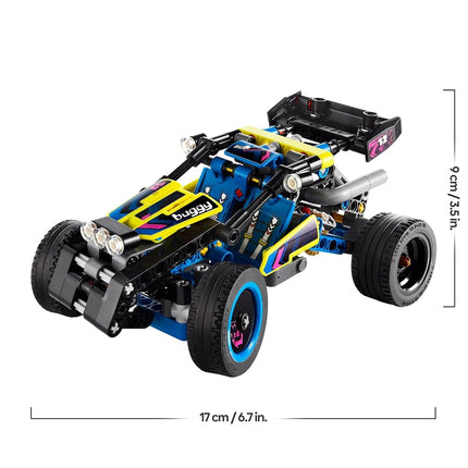 LEGO Technic Off-Road Race Buggy, Car Vehicle Toy for Boys and Girls aged 8 Plus Years Old, Rally Model Building Kit with Realistic Features, Small Gift for Kids 42164
