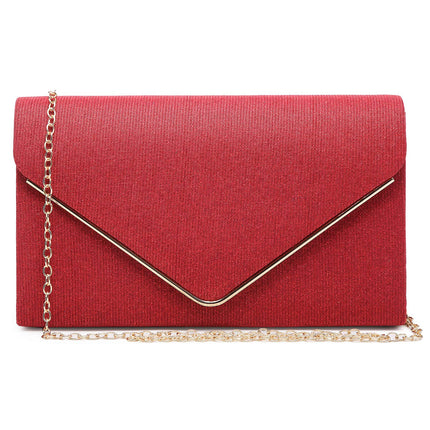 Dasein Women Glistening Clutches Handbags Evening 