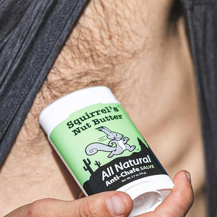 Squirrel's Nut Butter All Natural Anti Chafe Salve Stick Applicator 1.7 oz