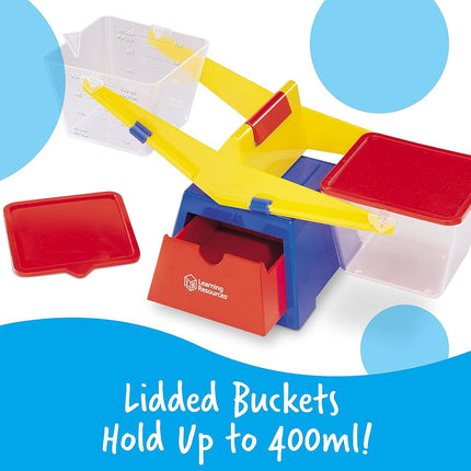 Learning Resources Primary Bucket Balance Teaching Scale, Science/Math, Classroom Balance Scale, Science for Kids, Ages 3+