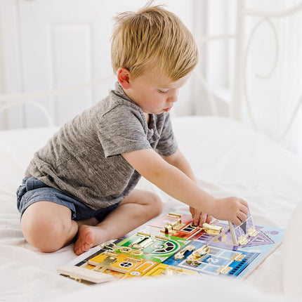 Melissa & Doug Latches Board Game - Frustration-Free Packaging - Skill Builders Toy - Ages 3+