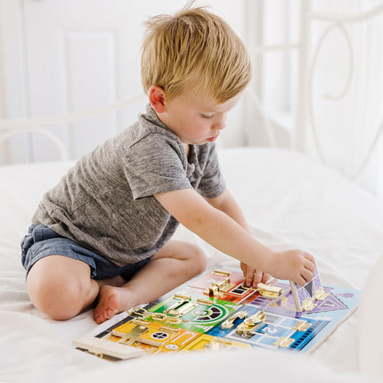 Melissa & Doug Latches Board Game - Frustration-Free Packaging - Skill Builders Toy - Ages 3+