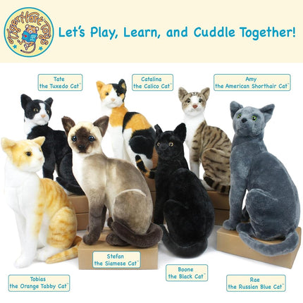 TigerHart Stefan The Siamese Cat - 14 Inch Stuffed Animal Plush