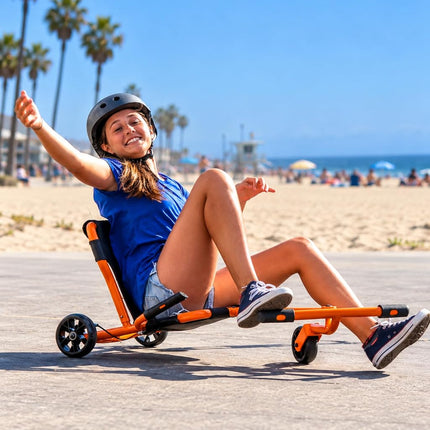 EzyRoller New Pro-X Ride On Toy for Kids and Adults - Orange