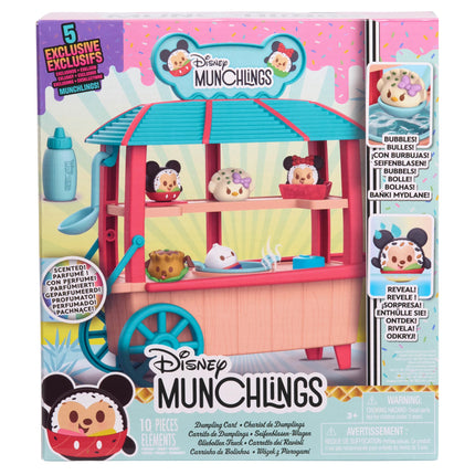 Just Play Disney Munchlings Dumpling Cart, 11-Piec