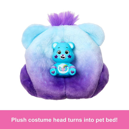 Barbie Cutie Reveal Care Bears Chelsea Small Doll & Accessories, Series 2 with Plush Costume & 6 Surprises Including Color Change (Styles May Vary), JGH75