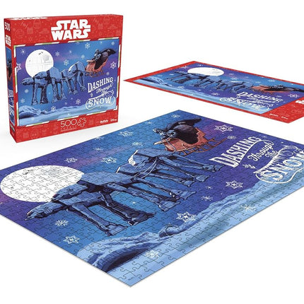 Buffalo Games - Star Wars - Merry Sithmas - 500 Piece Jigsaw Puzzle for Adults Challenging Puzzle Perfect for Game Nights - Finished Puzzle Size is 21.25 x 15.00
