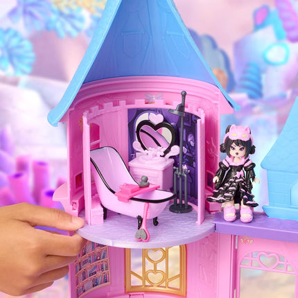 Royale High Powder Room Playset - 1 Doll, 6 Accessories - Fits Inside Castle Playset - Virtual Item Code Included - Ages 5+
