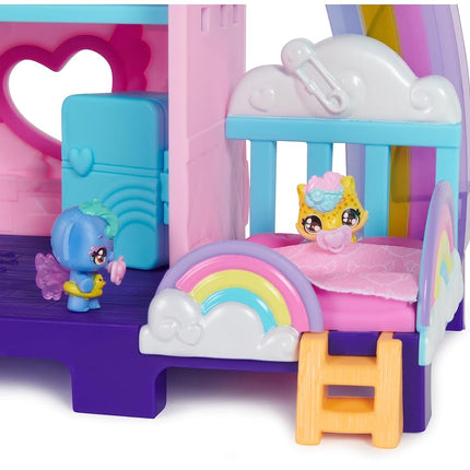HATCHIMALS Alive, Hatchi-Nursery Playset Toy with 4 Mini Figures in Self-Hatching Eggs, 13 Accessories, Kids’ Toys for Girls and Boys Aged 3 and up