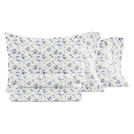 4 Piece California King Bedding Sheet Set (Light B