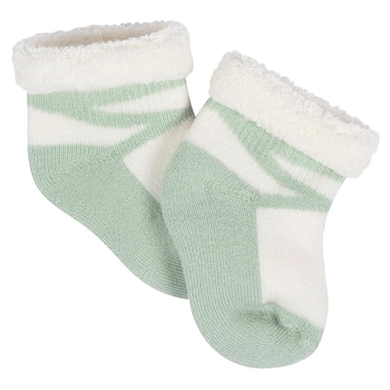 Gerber Baby 12-pair Sock Bundle, Golden Floral, 3-6 Months