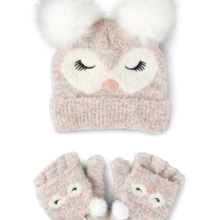The Children's Place girls Winter Hat and Mittens 