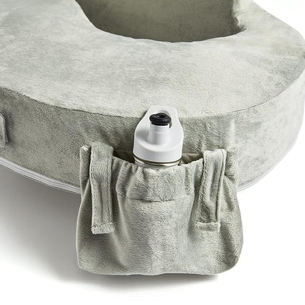 My Brest Friend Super Deluxe Breastfeeding Pillow, Platinum 1 Count (Pack of 1)