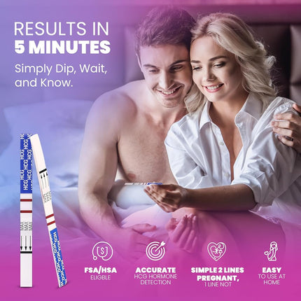Pelvana Ovulation and Pregnancy Test Strip Combo Kit 25 LH Ovulation Tests