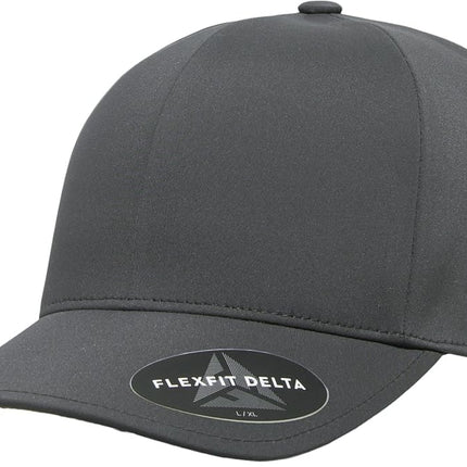 Flexfit Men's Delta Seamless Cap, Dark Grey, L/XL