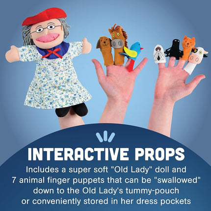There was an Old Lady Who. Puppet Set