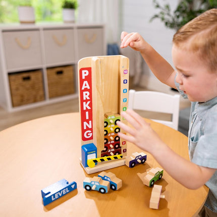 Melissa & Doug Stack & Count Parking Garage
