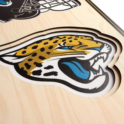 NFL Jacksonville Jaguars TIAA Bank Field 3D Stadium Banner-8x323D Stadium Banner - 8"x 32", Team Colors, 8" x 32"