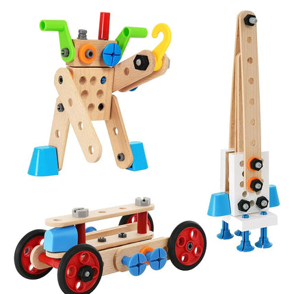 BRIO Builder Construction Set – STEM Building Kit for Kids Age 3 Years and Up, Creative Educational Toy with Tools and Pieces