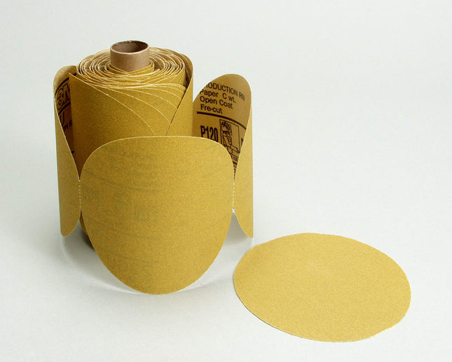 3M 01212 Stikit Gold 6" P100A Grit Disc Roll