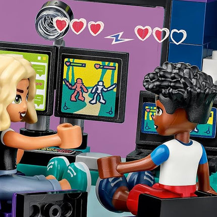 LEGO Friends Nova's Room Gaming Themed Bedroom Playset 41755, Collectible Toy with Zac Mini-Doll and Pickle The Dog, Small Gift Idea for Kids 6 and Up