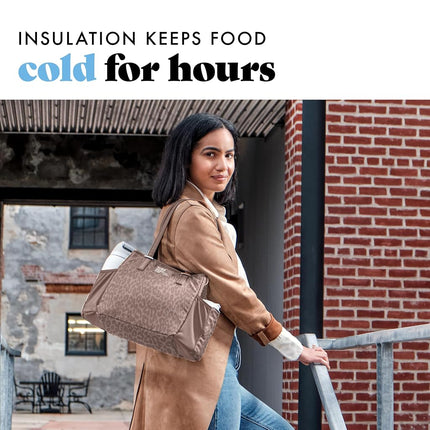 Fit & Fresh Copley Insulated Lunch Bag for Women w/Containers
