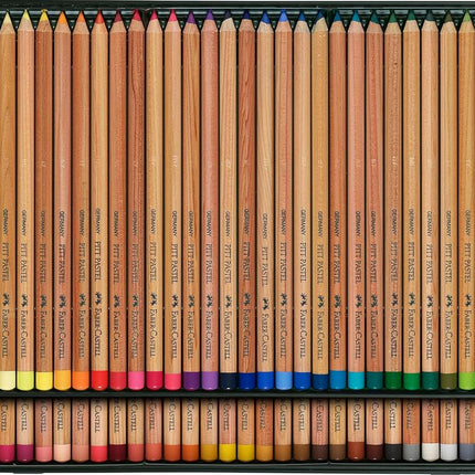 Faber-Castell Pitt Pastel Colour Pencils Tin of 60, Assorted, (27-112160)