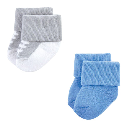 Luvable Friends Calcetines unisex de felpa para recién nacido y bebé, ballena, 0-6 meses
