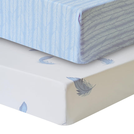 2 Pack Crib Sheets for Boys & Girls – Snug Full El
