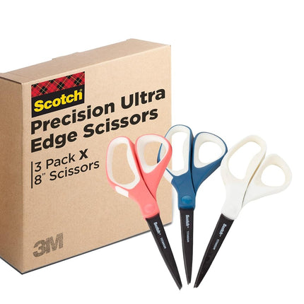 Scotch Scissors, 8" Precision Ultra Edge Scissors,