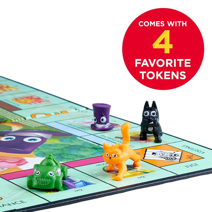 Monopoly Junior Board Game, 4 players, Ages 5 and up (Amazon Exclusive)