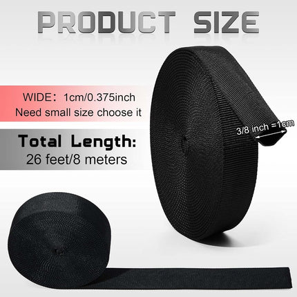 Hanaive 26 Ft Nylon Hydraulic Hose Protector Sleeve Cover,3/8 Inch Id
