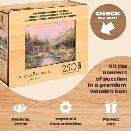 Buffalo Games - Sierra Paradise Wood Puzzle for Adults - Whimsy Cut Jigsaw Pieces - Ages 14 and Up