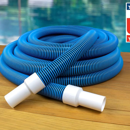 Poolmaster 33435 Heavy Duty In-Ground Pool Vacuum Hose with Swivel Cuff for In-Ground Pools, 1-1/2-Inch by 35-Feet,Neutral