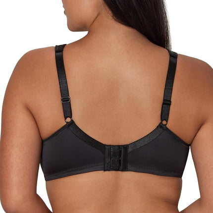 Playtex 18 Hour Ultimate Lift and Support Wire-Free Bra, Black Animal, 42DD