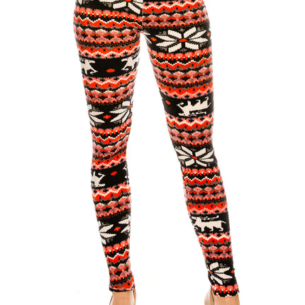 Leggings de terciopelo ALWAYS Casual para mujer - Pantalones de yoga suaves como la mantequilla y cálidos para invierno, 353 / Nórdico, Talla única