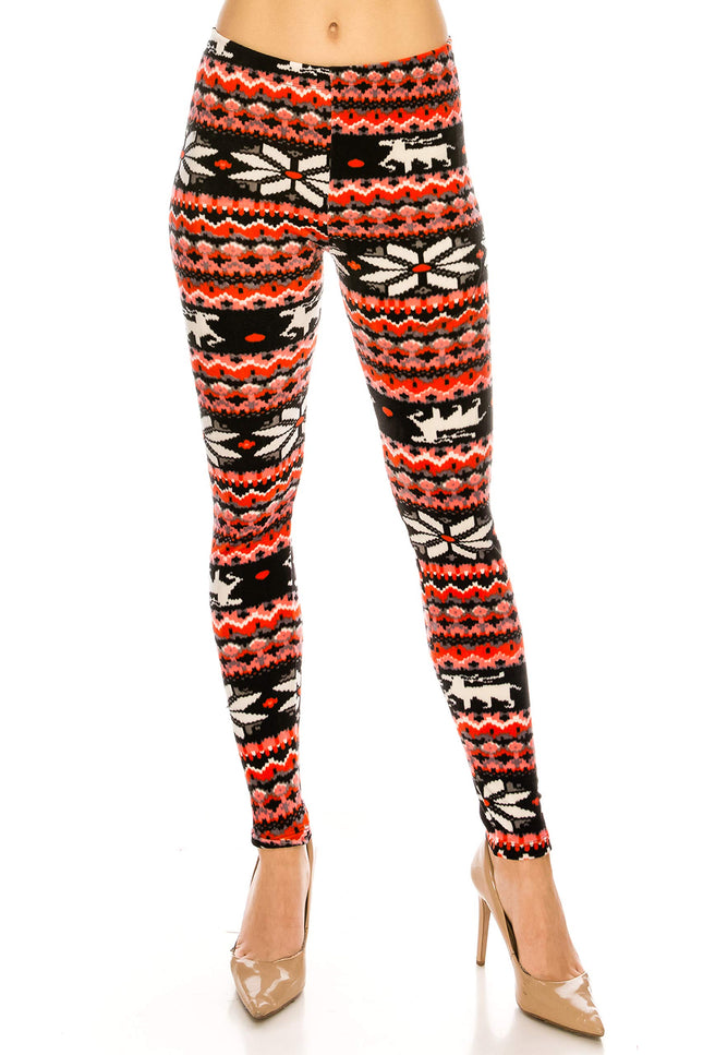 ALWAYS Casual Velvet Leggings Women - Buttery Soft Warm Winter Yoga Pants, 353 / Nordic, One Size