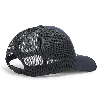Under Armour Mens Blitzing Trucker Hat, (004) Black/Black/White, One Size