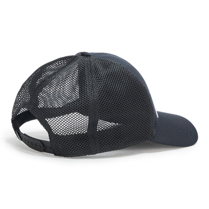 Under Armour Mens Blitzing Trucker Hat, (004) Black/Black/White, One Size