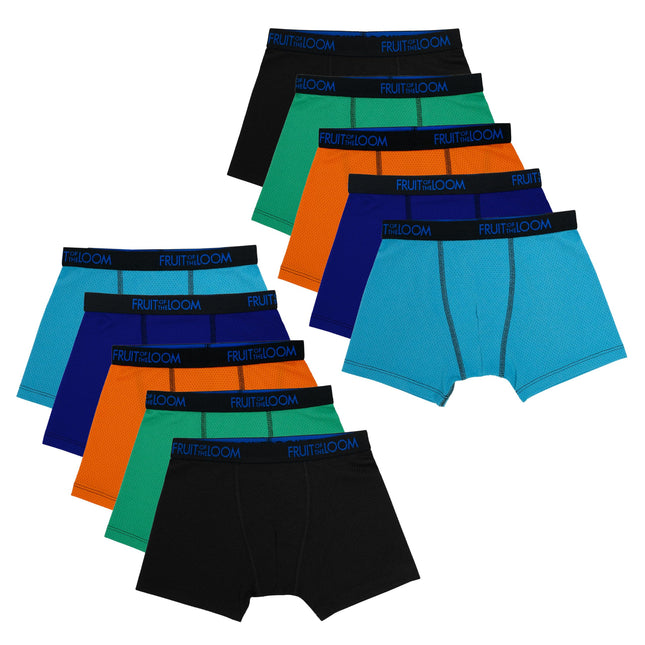 Fruit of the Loom Boys' and Toddler Boxer Briefs, 