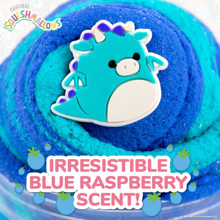 Original Squishmallows Tatiana The Dragon Premium Cloud, 8 oz. Blue Raspberry Scented with 3 Fun Add Ins, Great 6 Year Old Toys, Super Soft Sludge Toy