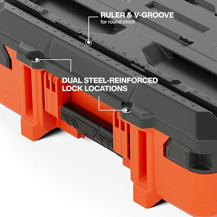 Klein Tools 54300MBX MODbox Small Tool Box, Heavy Duty Organizer with Removable Tray, Water and Debris Resistant, Stackable Module