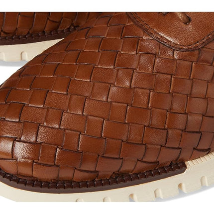 Cole Haan Men's Zerogrand Remastered Woven Oxfords, British Tan/Dk NAT, 7 UK