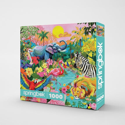 Springbok Puzzle de 1000 Piezas de Selva Tropical para Adultos – Póster Incluido – Rompecabezas de Naturaleza Exótica exuberante – Piezas de Corte Único – Hecho en EE. UU.