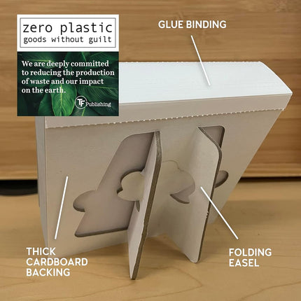 TF Publishing 2027 Puns of Fun Daily Desktop Calendar - Small Desk Calendar 2027 with over 300 Full-Color Tear-Off Pages and Standing Cardboard Easel - 5.25 in x 5.25 in